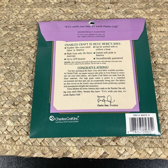 Lot Of‎ 3 Charles Craft Cross Stitch 14ct 20ct Aida Irish Linen - Picture 10 of 10